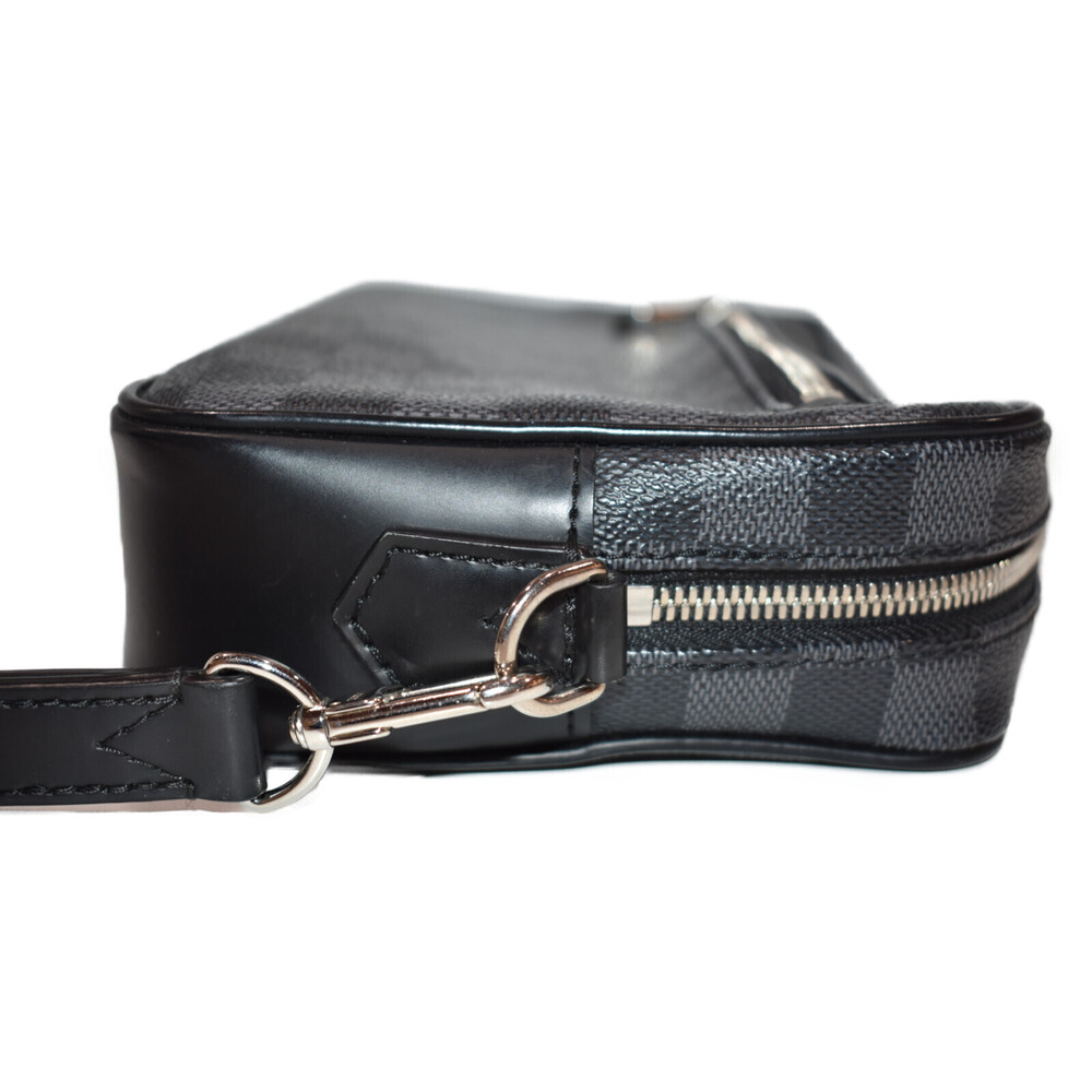 Louis Vuitton Pochette Kasai Damier Graphite Black Dark Gray Shoulder bag - Picture 4 of 7